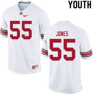 Youth Ohio State Buckeyes #55 Matthew Jones White Nike NCAA College Football Jersey Version ZJH1444KH